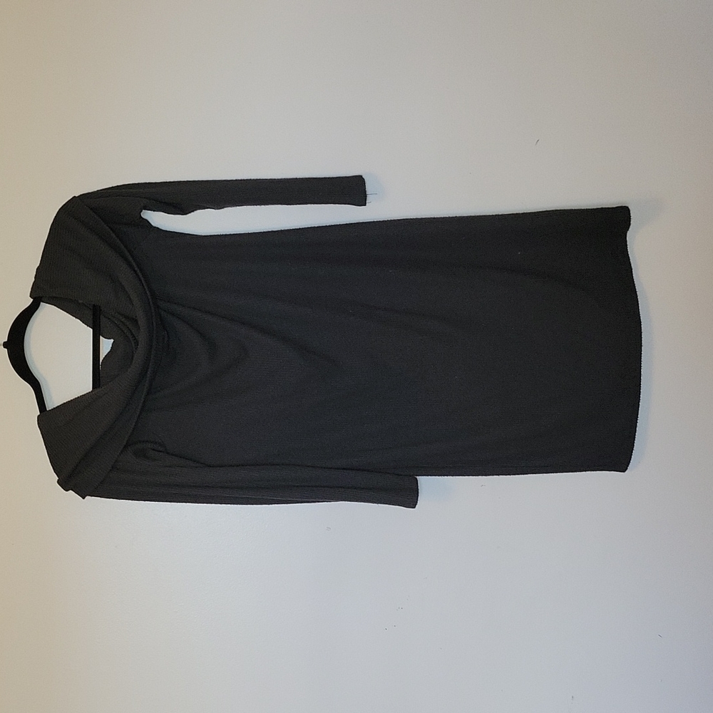 Off-Shoulder Maternity Sweater Dress